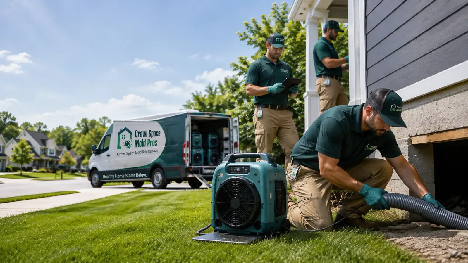 Crawl Space Mold Removal in Lindenhurst, IL